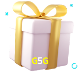 Receba seus bônus de boas-vindas no G5G